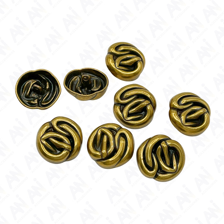 Modern Design Metal Buttons for Clothing and Accessories