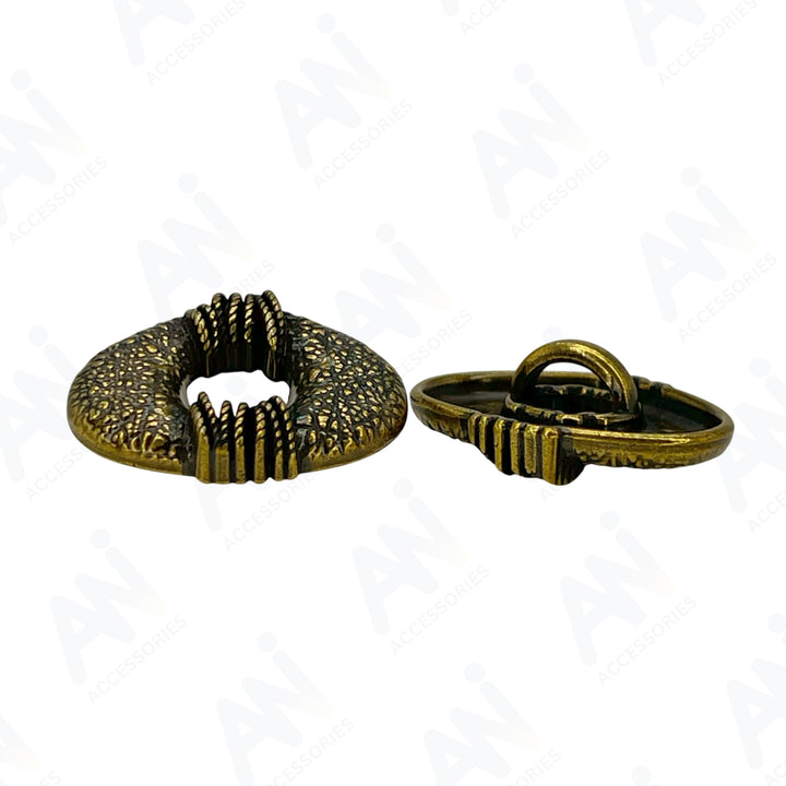 Rope Design Metal Button for DIY Projects