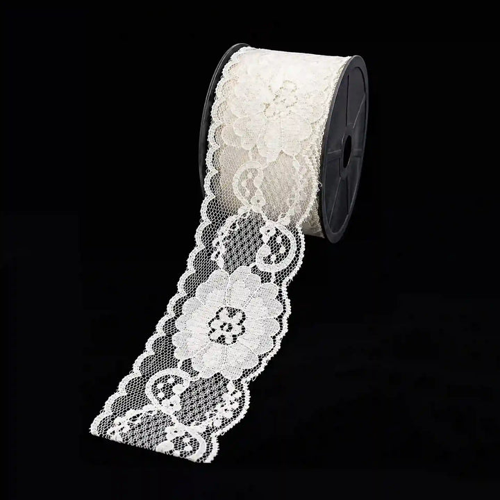 Wide Bloom Pattern Trim Lace | SKU-37