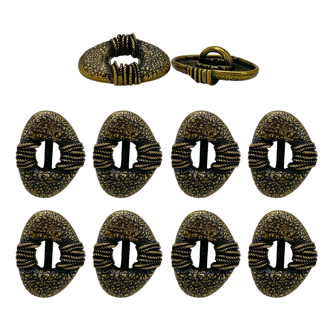 Rope Design Metal Button for DIY Projects