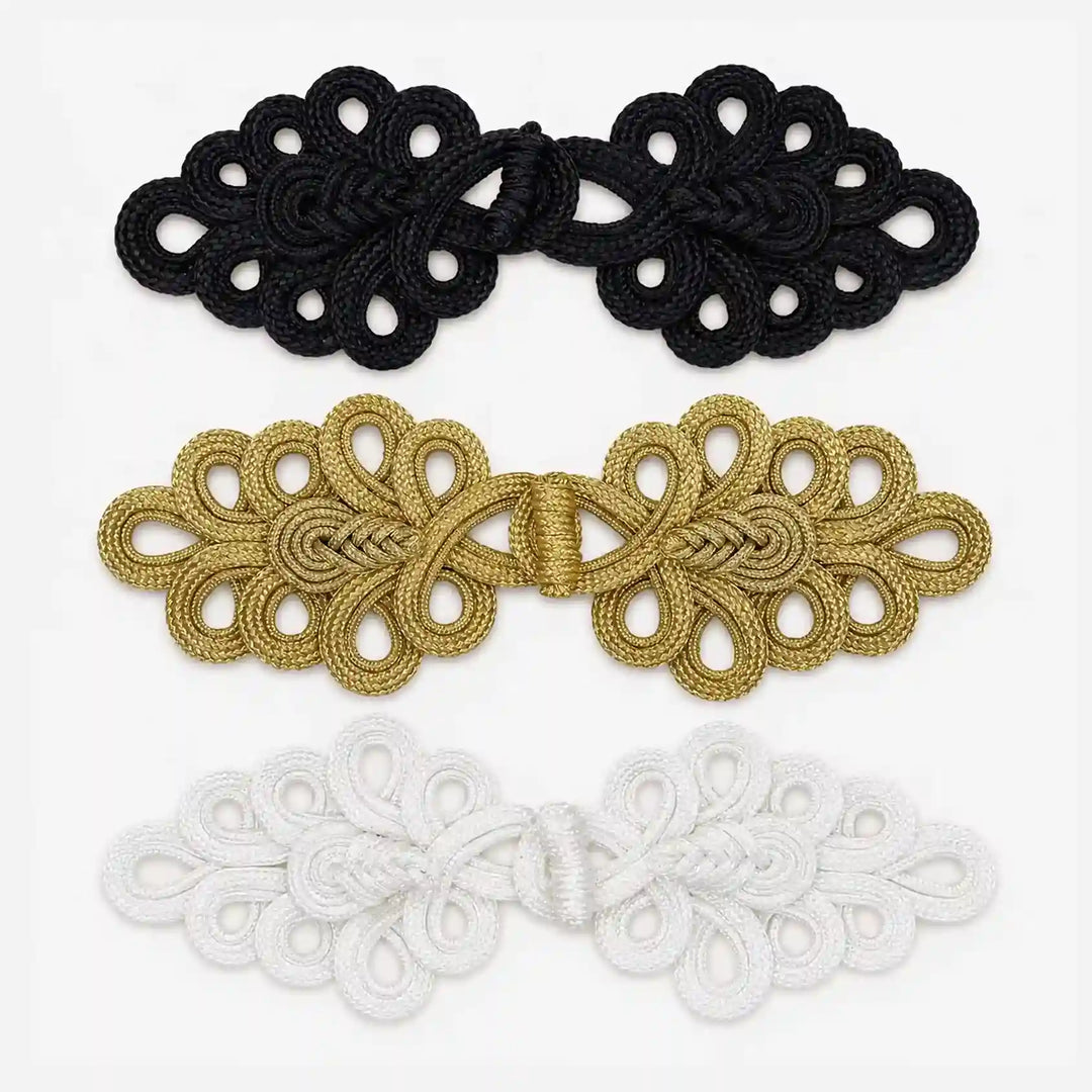 Intricate Butterfly Pankou Fastener