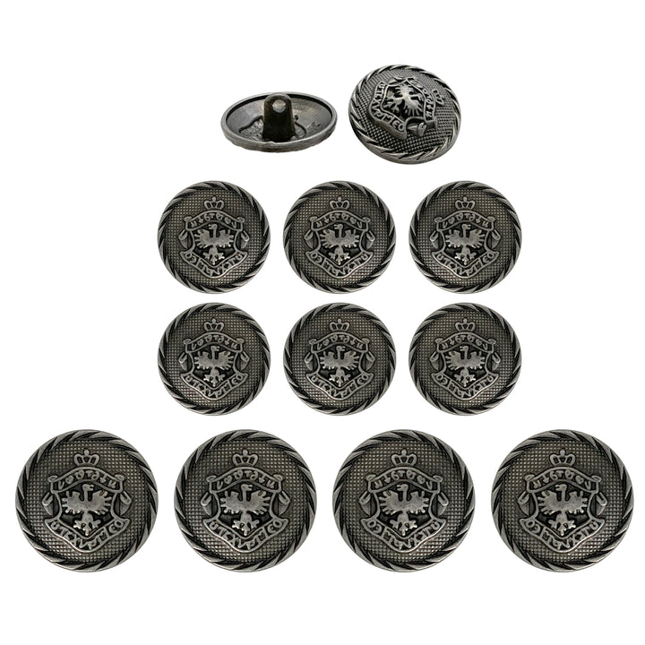 Heraldic Emblem Buttons for Clothing