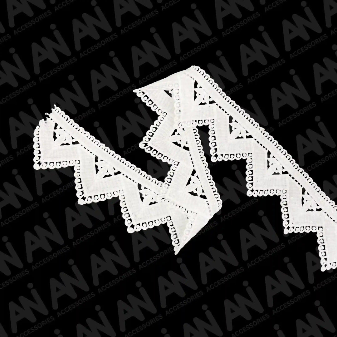 Point de France arrow lace Trim | 2 Meter