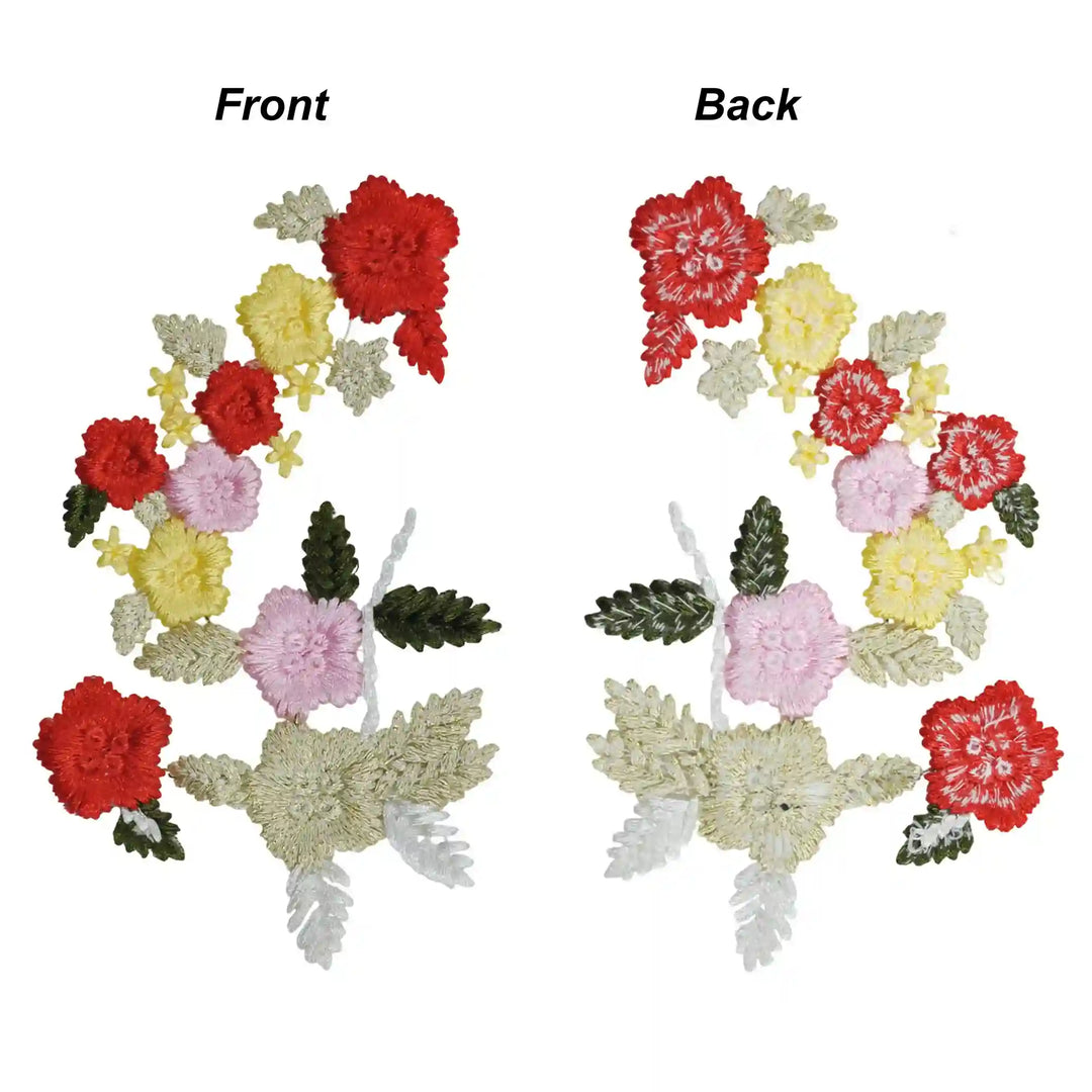 Vibrant Colors Floral Patch