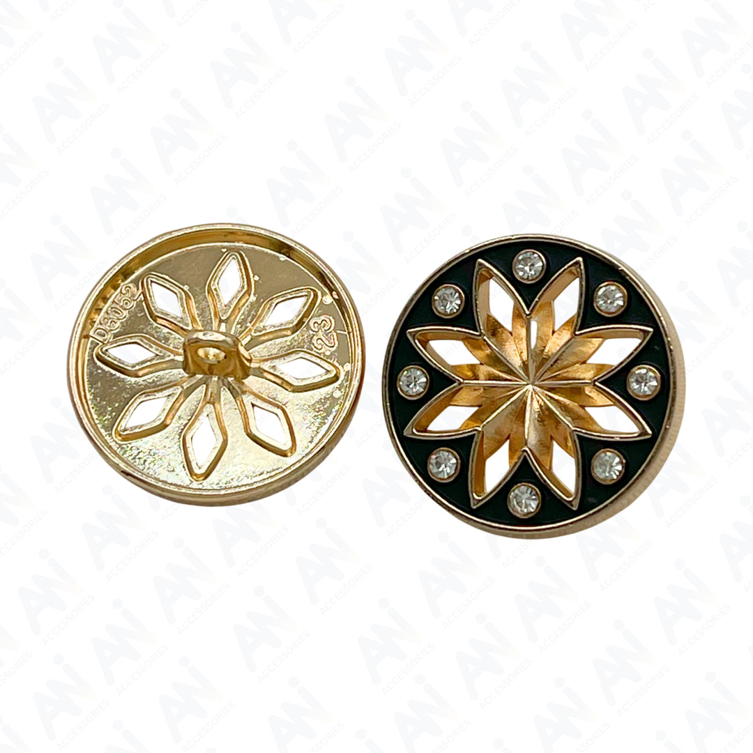 Elegant Star Metal Buttons