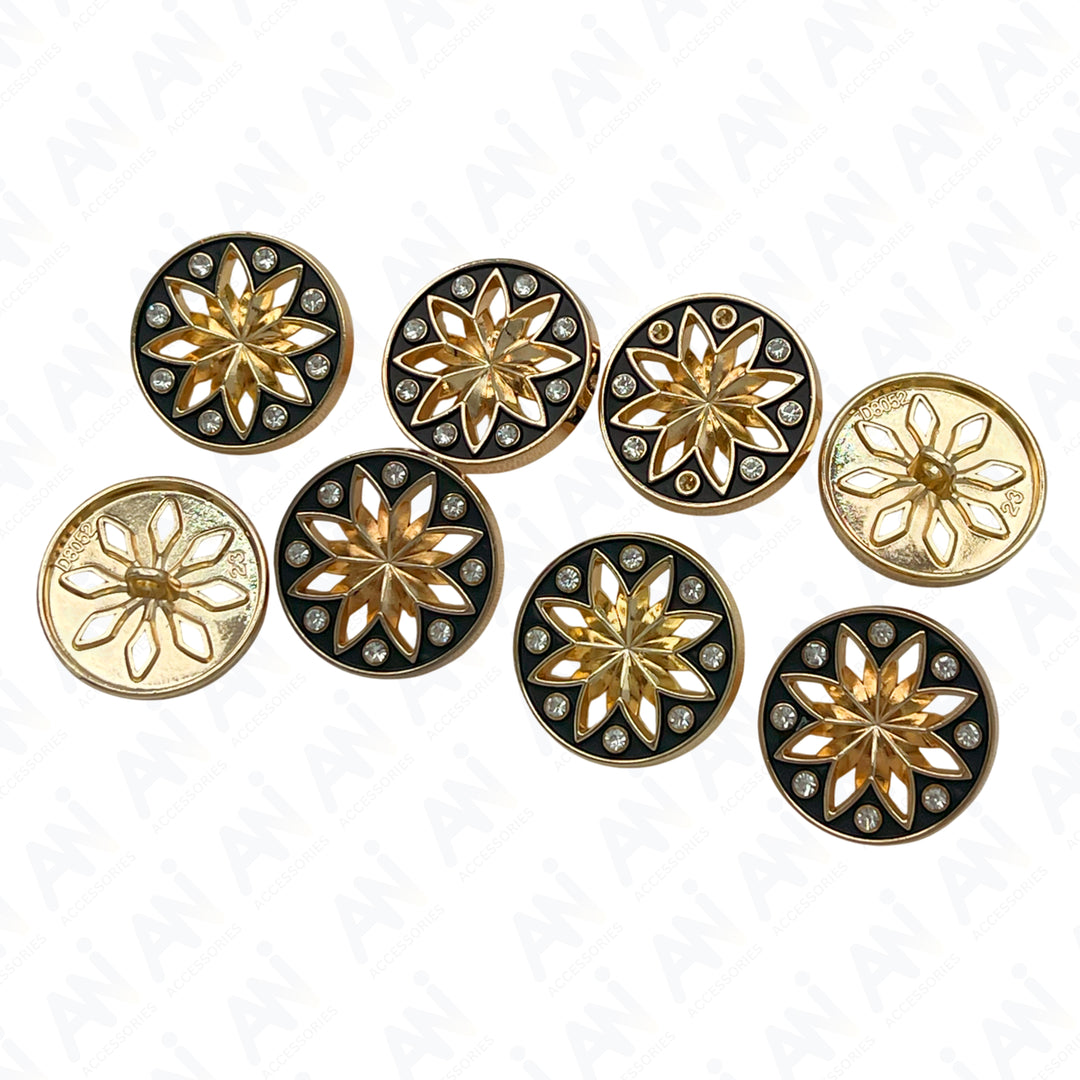 Elegant Star Metal Buttons