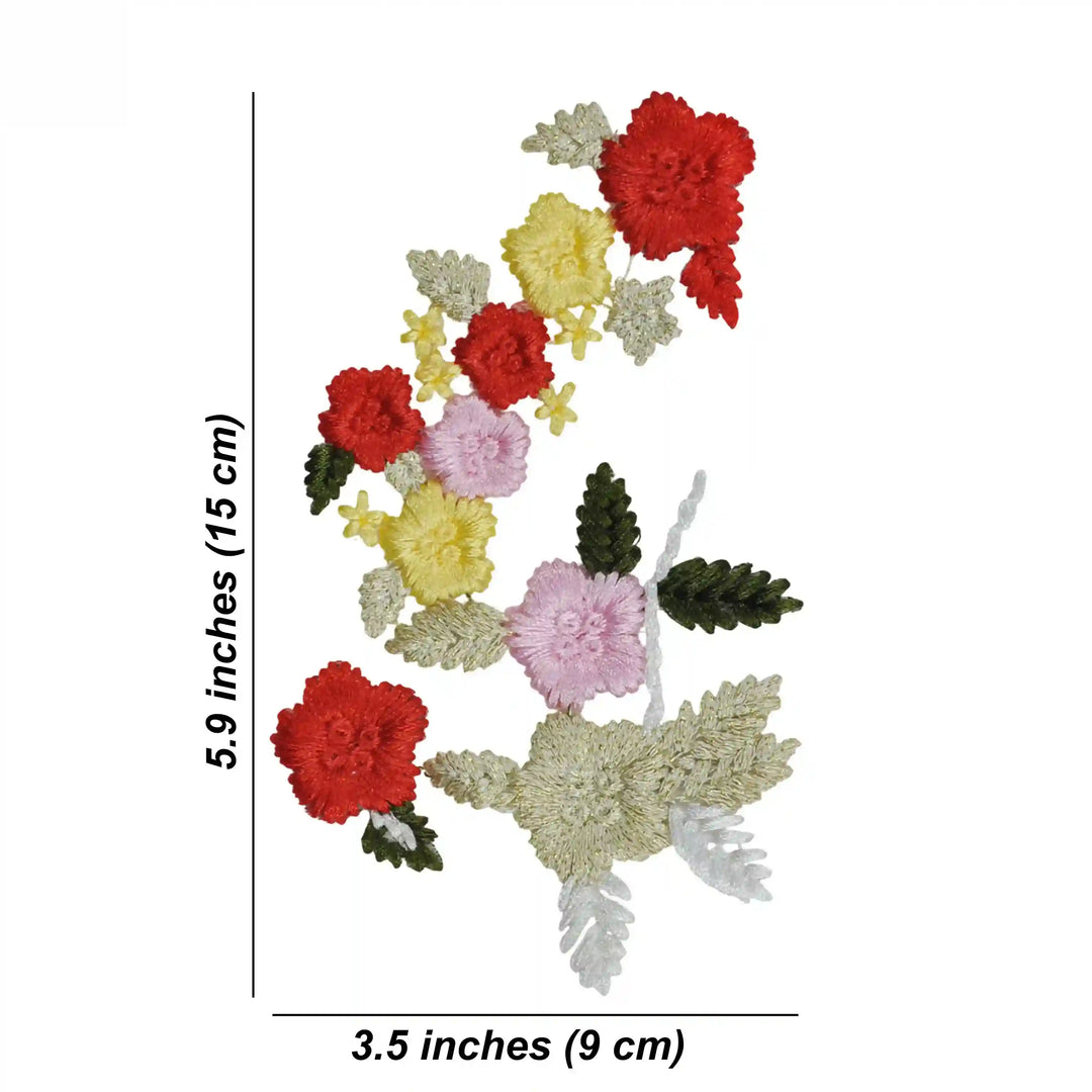 Vibrant Colors Floral Patch