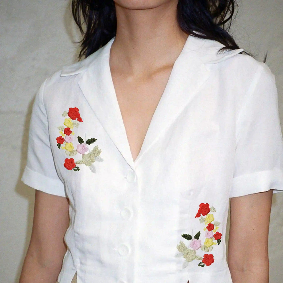 Vibrant Colors Floral Patch