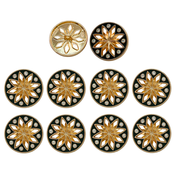 Elegant Star Metal Buttons