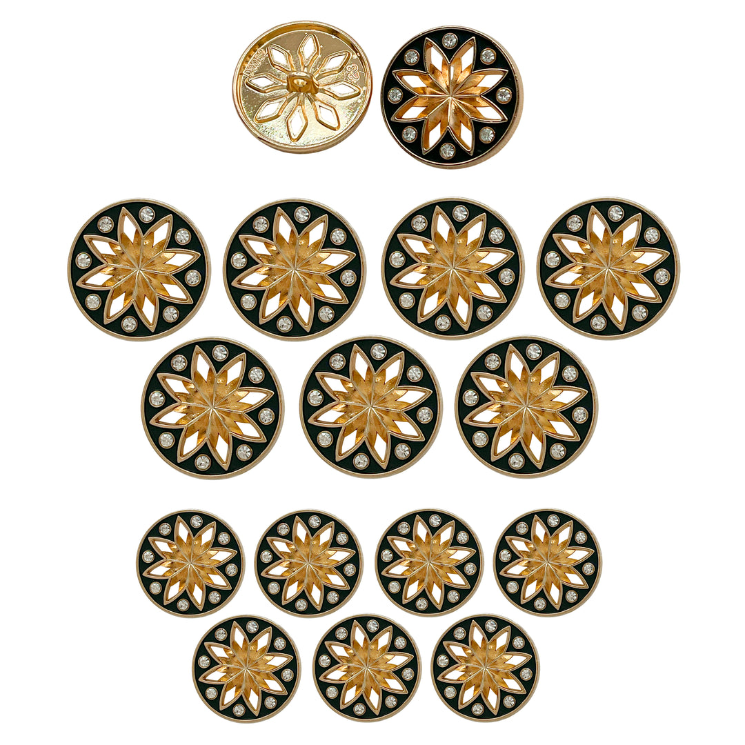 Elegant Star Metal Buttons