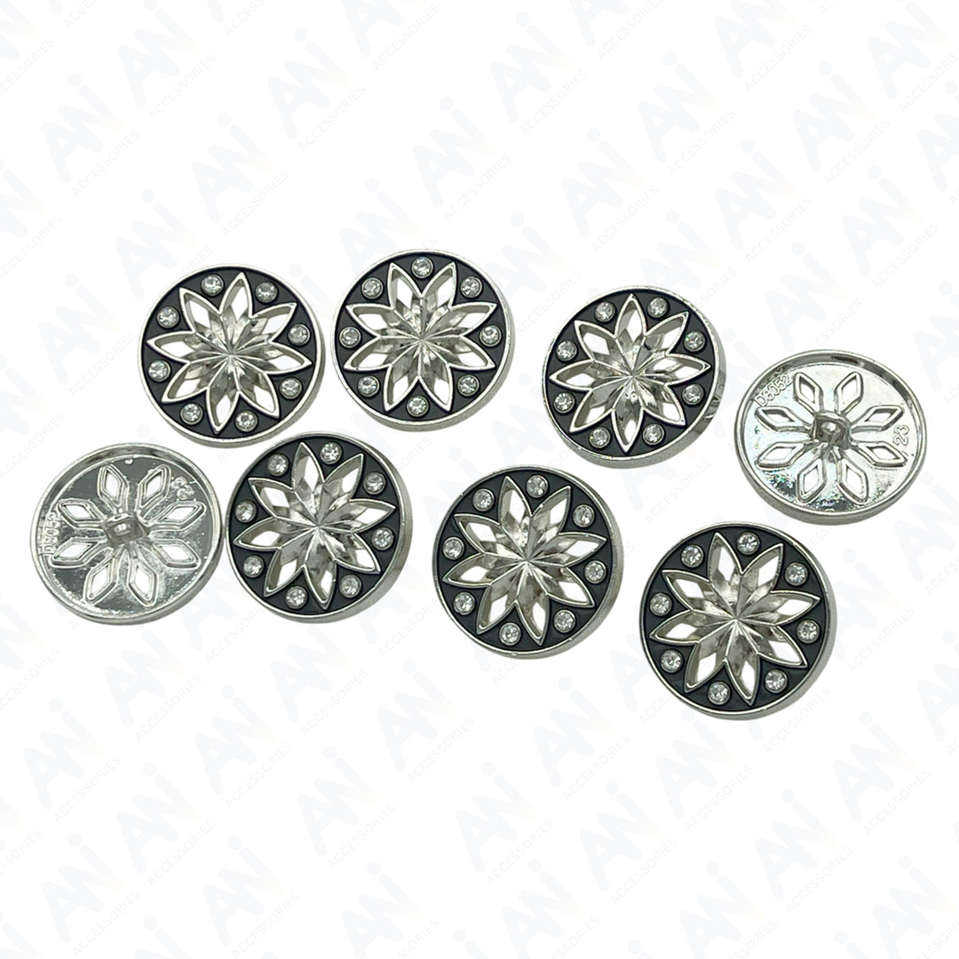 Elegant Star Metal Buttons