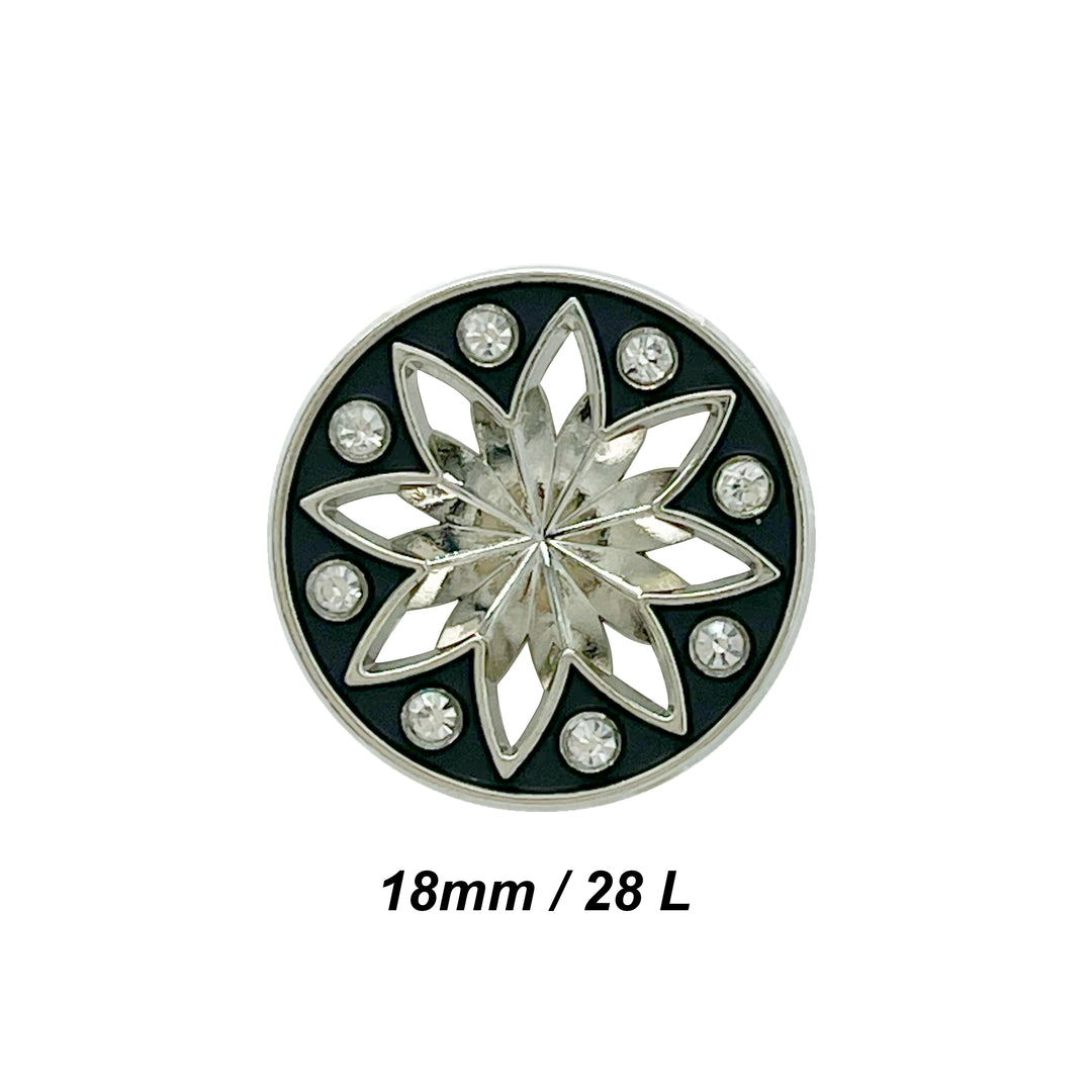 Elegant Star Metal Buttons