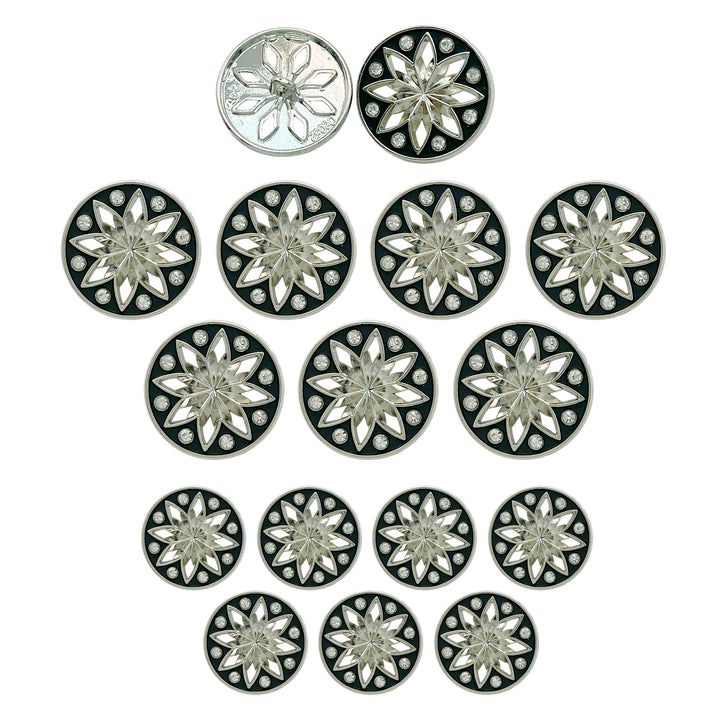 Elegant Star Metal Buttons