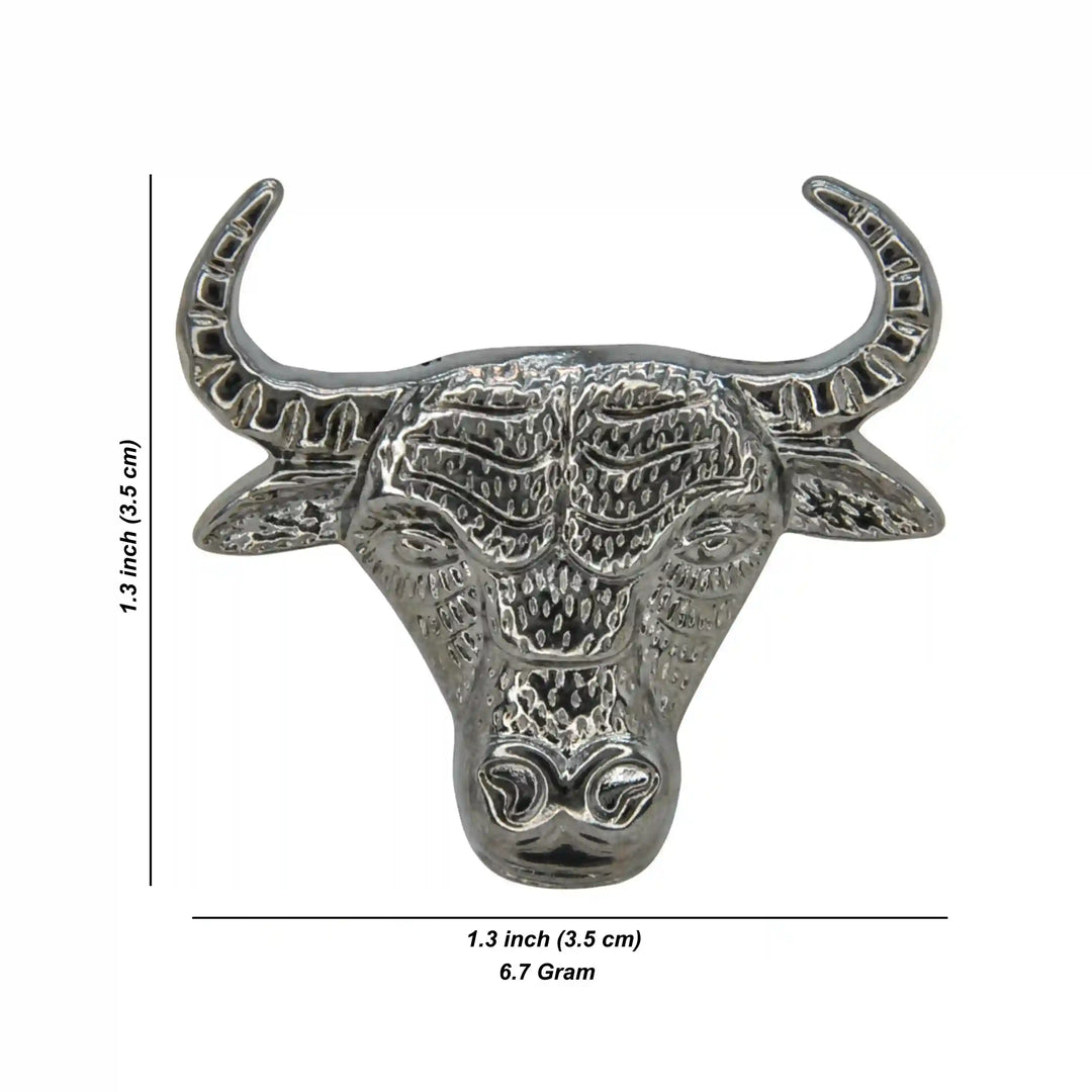 Bull Style Metal Brooch