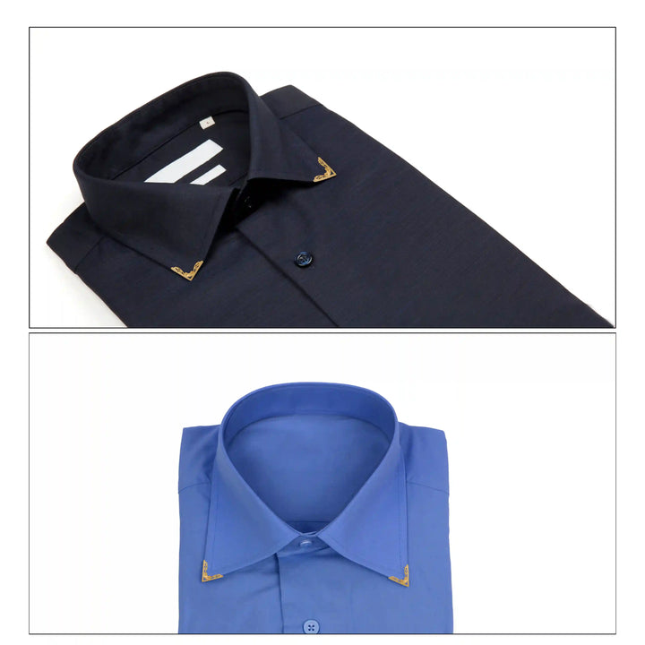 Stylish Golden Elegance Collar Tip