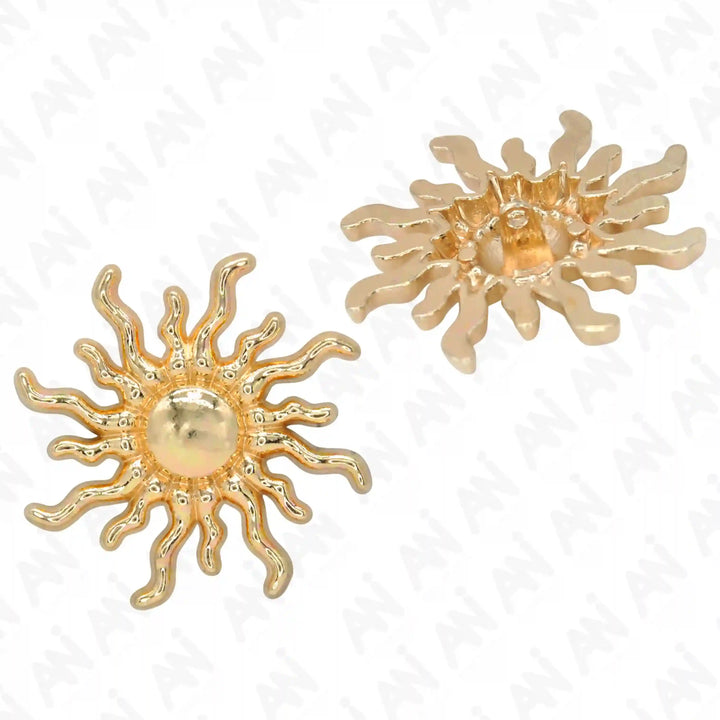 Golden Sun Metal Buttons