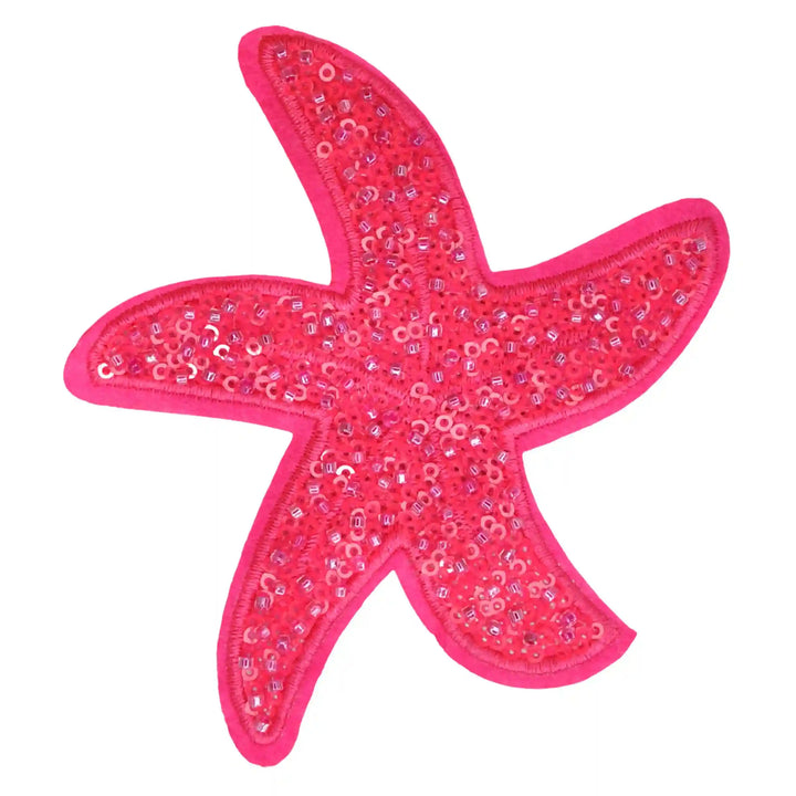 Sequins Star Fish Sew Patch