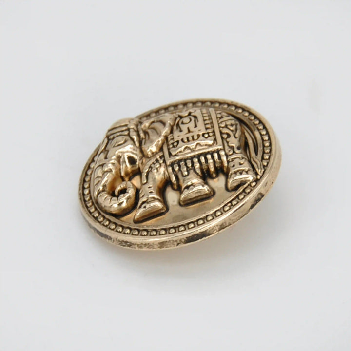 Royal Elephant Metal Buttons | 23mm(36L) & 18mm(28L)