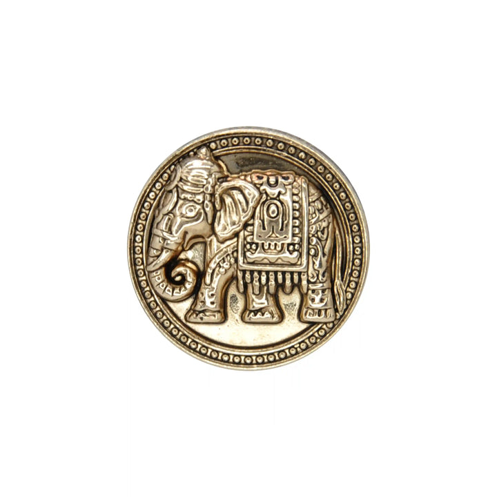 Royal Elephant Metal Buttons | 23mm(36L) & 18mm(28L)