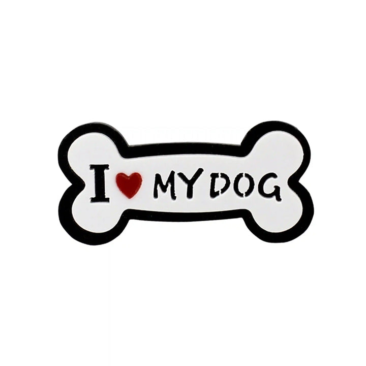 I Love My Dog Brooch Pins