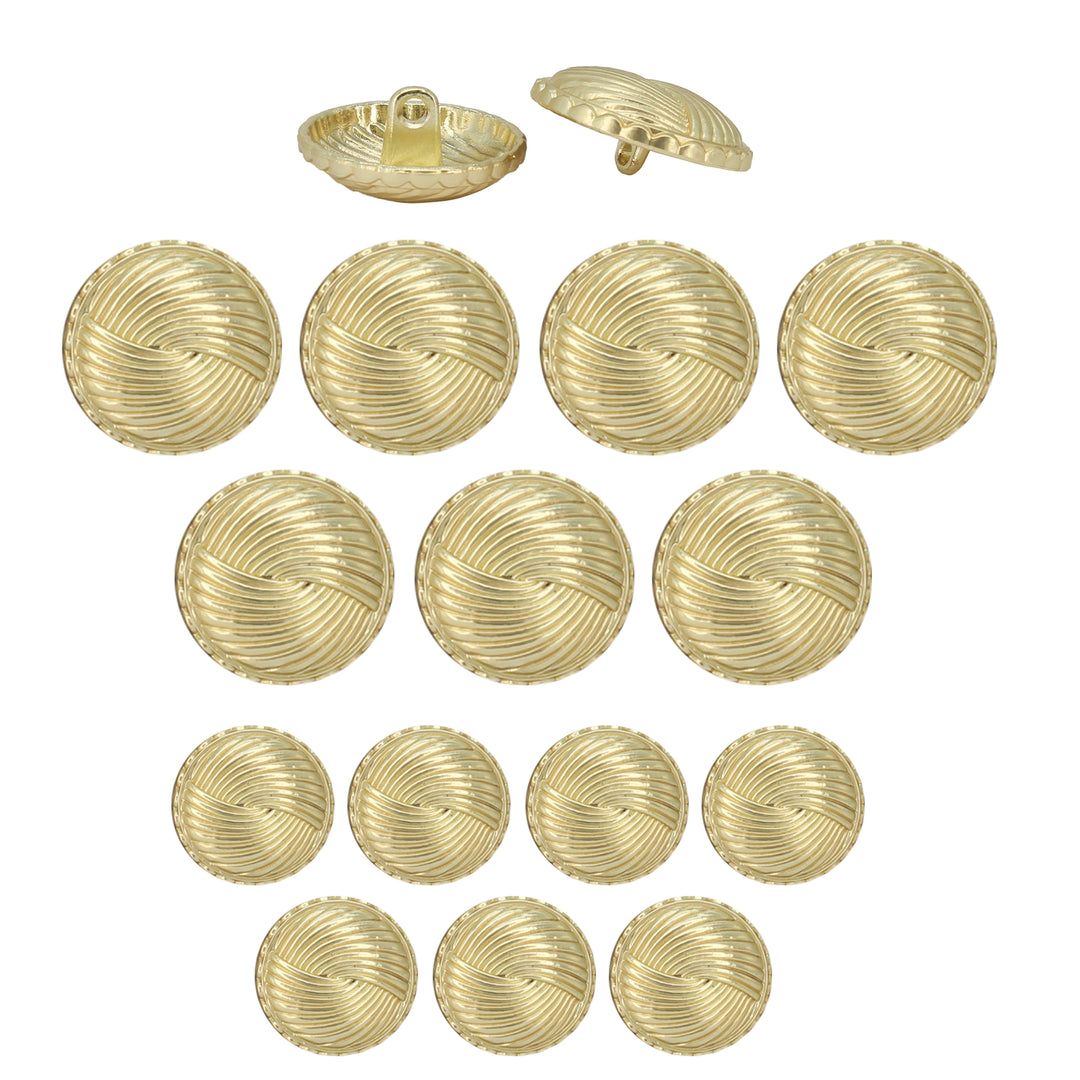 Swirled Gold Buttons