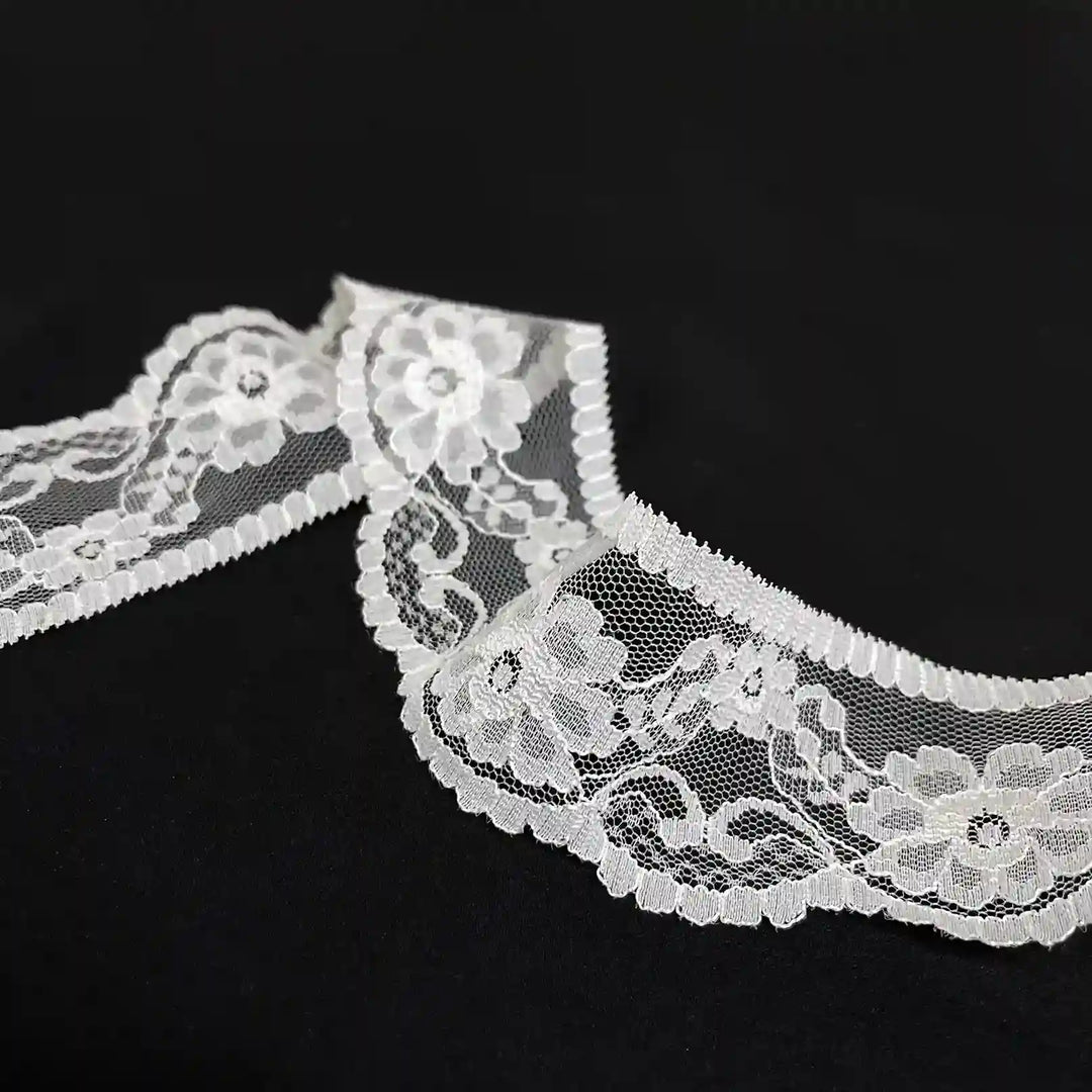 Intricate Blossom Pattern Lace | SKU-114