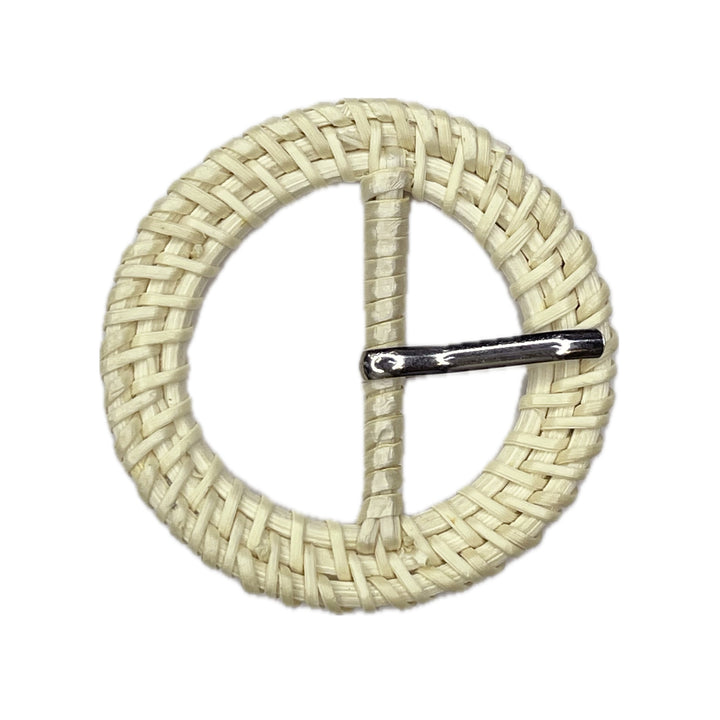 Woven Wonder Raffia buckle for Versatile Fashion Picks