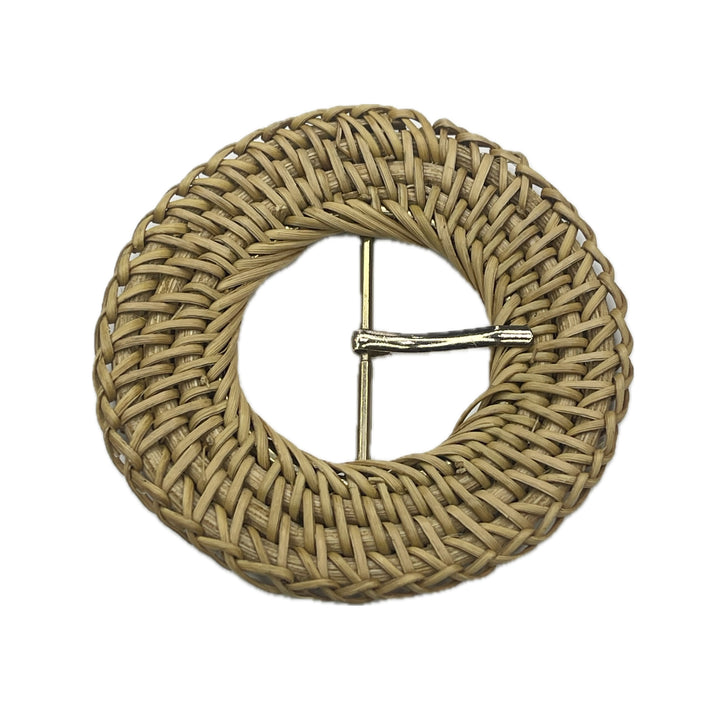 Rattan Circle Buckle for Clothing Accessories