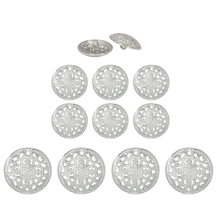 Cutwork Metal Button