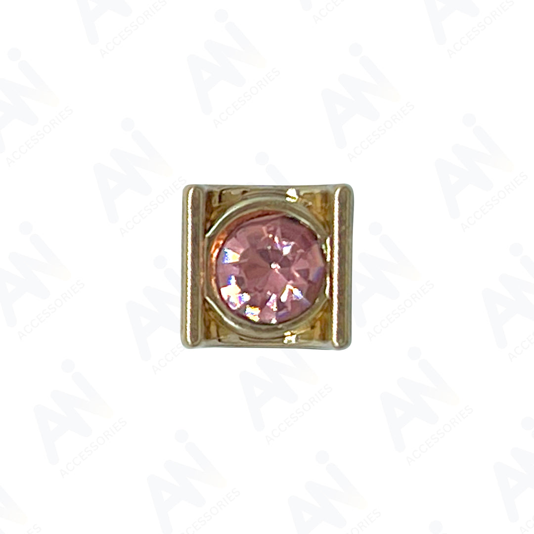 Decorative Square Metal Button for shirt