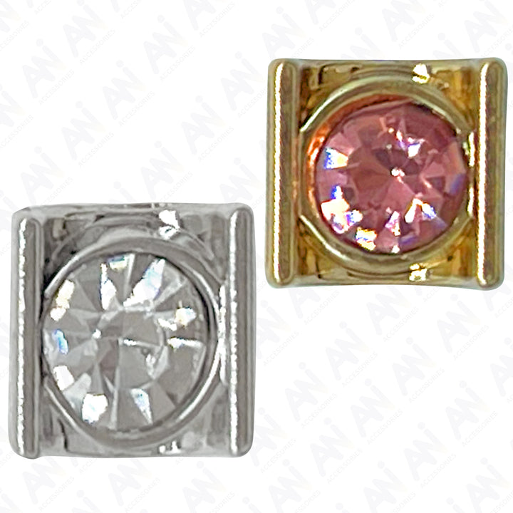 Decorative Square Metal Button for shirt