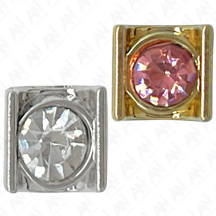 Decorative Square Metal Button for shirt | 9mm(14L)