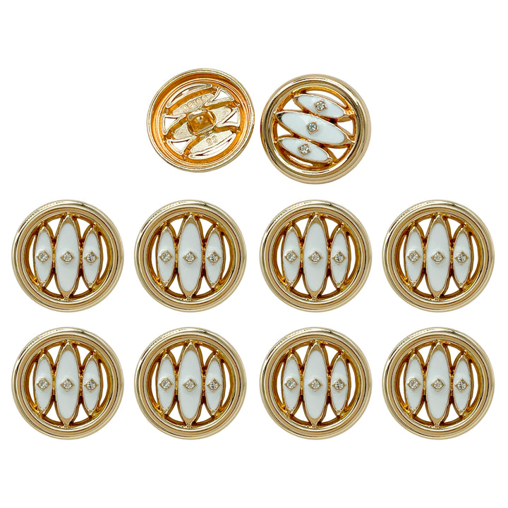 Inlay Design Metal Buttons