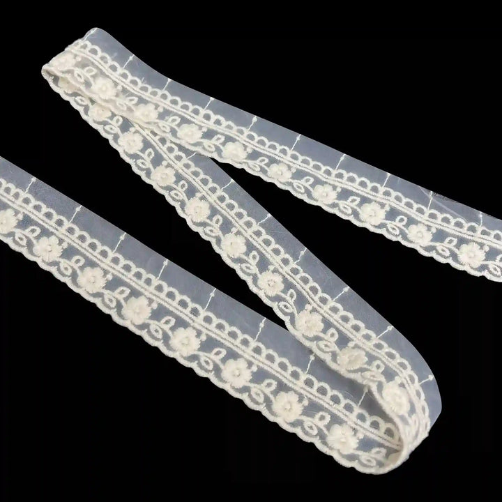 Floral Chain Organza Lace | 2 Meters | CE-19