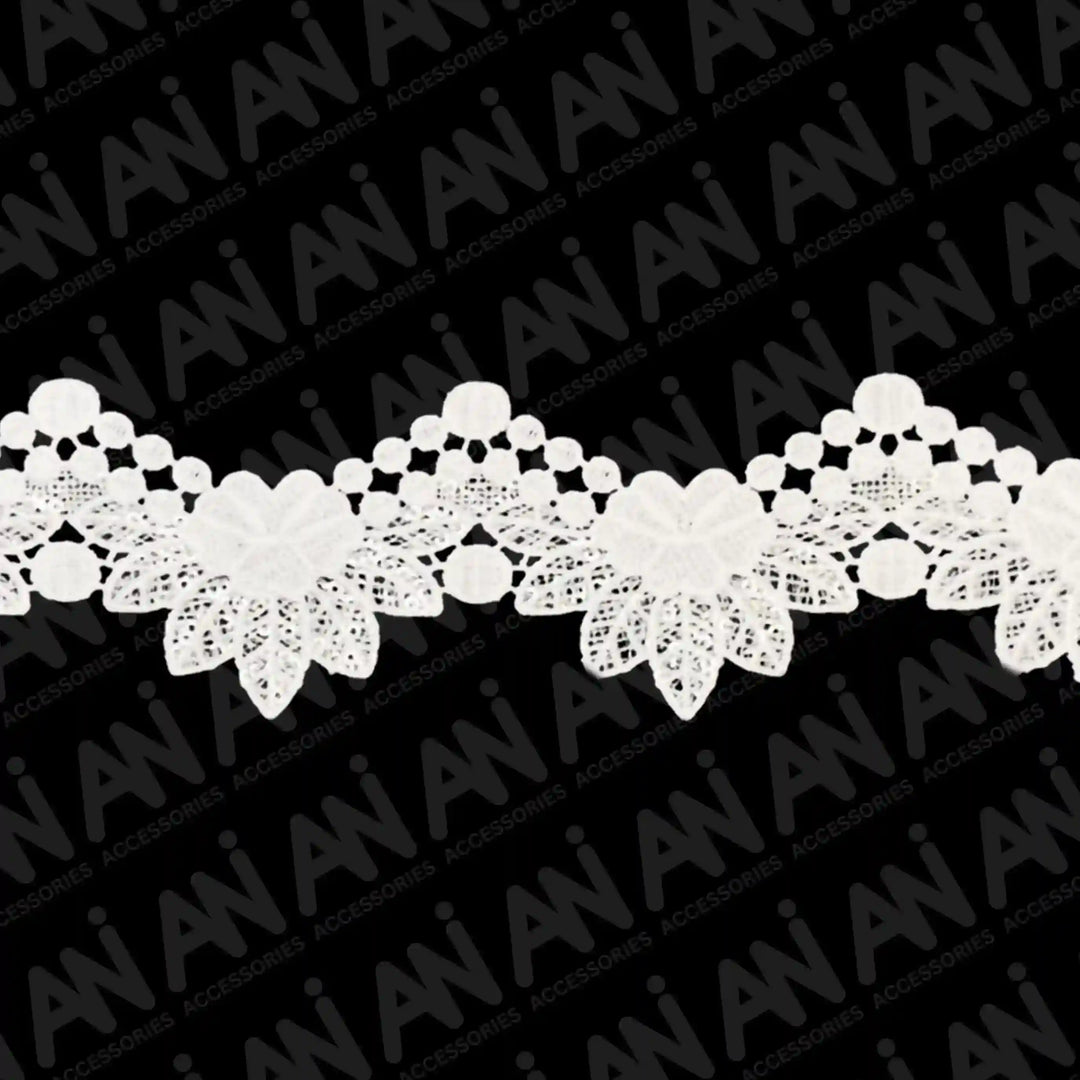 Classic Alencon Style GPO Sequins Lace |  2 Meter