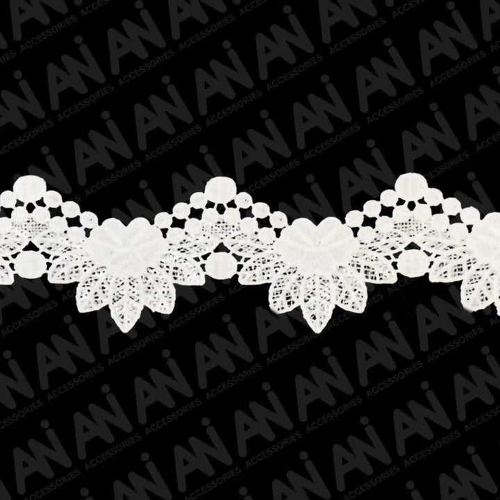 Classic Alencon Style GPO Sequins Lace |  2 Meter