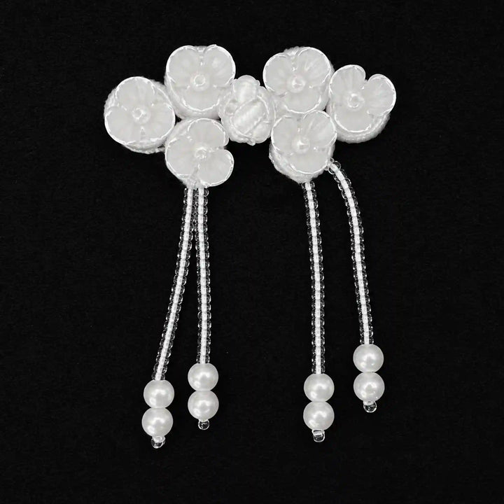 Floral Tassel Frog Closure Buttons