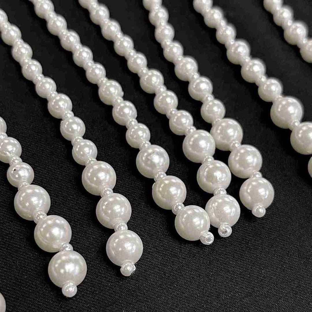 Premium Pearl Tassel Lace Trim