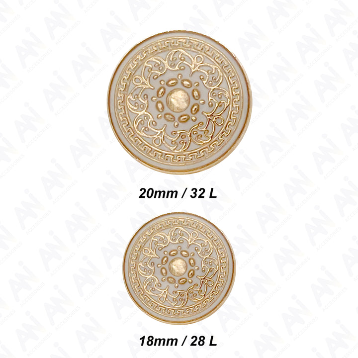 Royal Elegance Metal Buttons