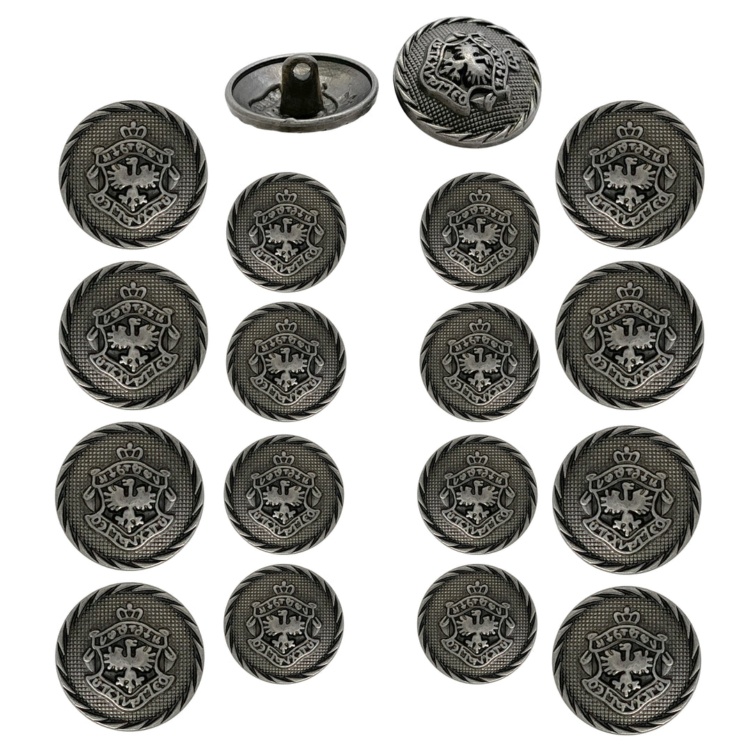 Heraldic Emblem Buttons for Clothing