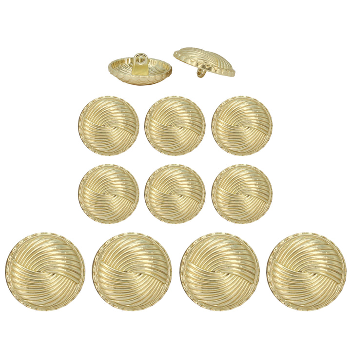 Swirled Gold Buttons