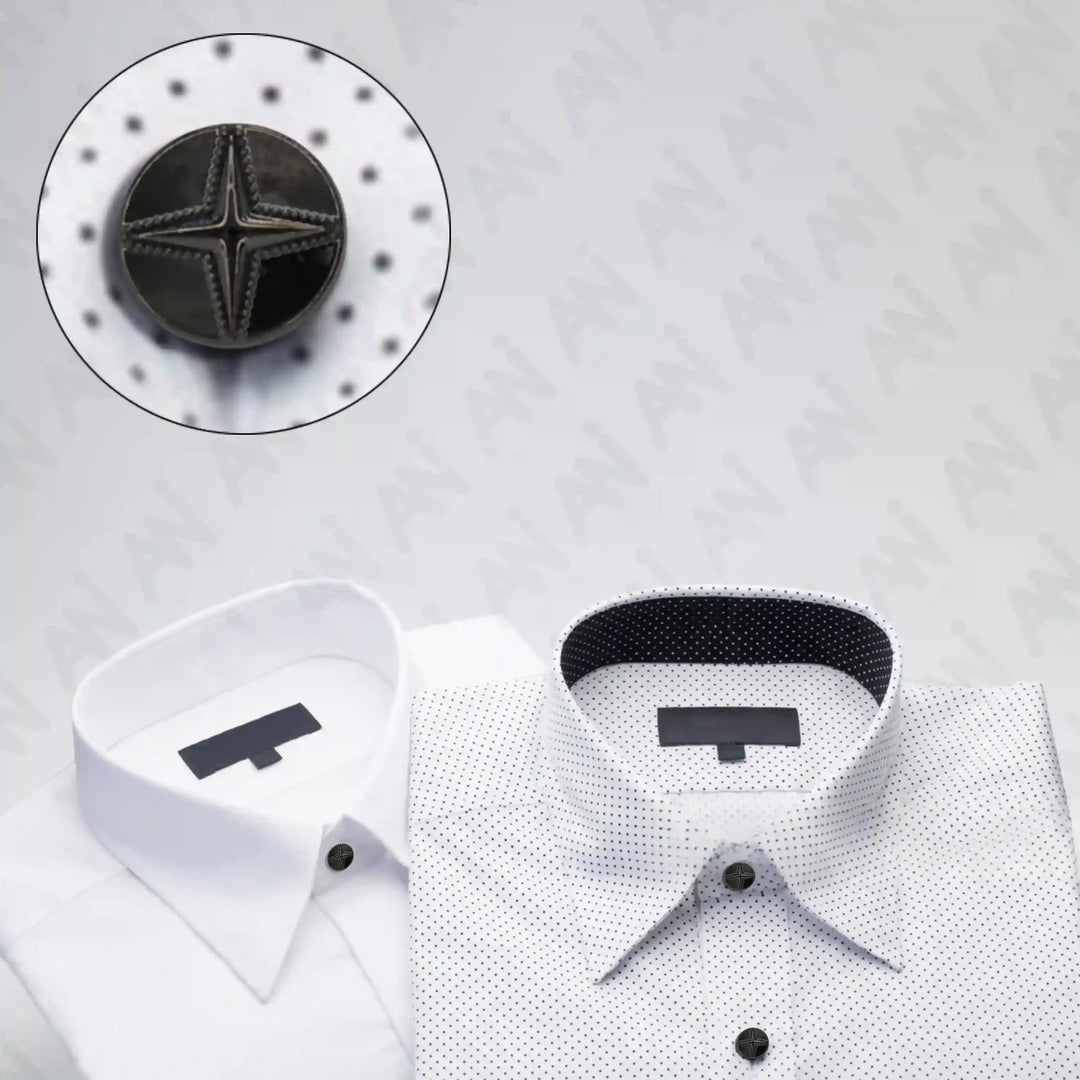 Starburst 10mm Metal Shirt Buttons