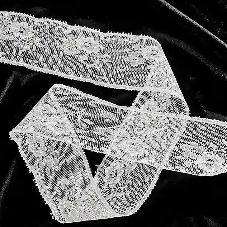 Daisy Floral Nylon Lace | SKU-53