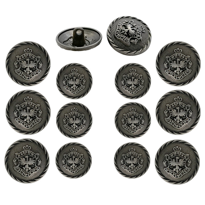 Heraldic Emblem Buttons for Clothing