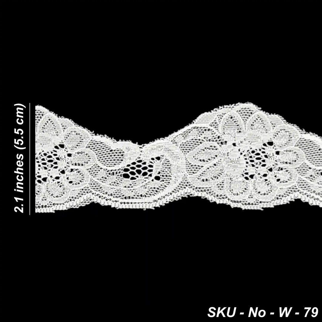 Cutwork Floral Nylon Lace | SKU-W-7