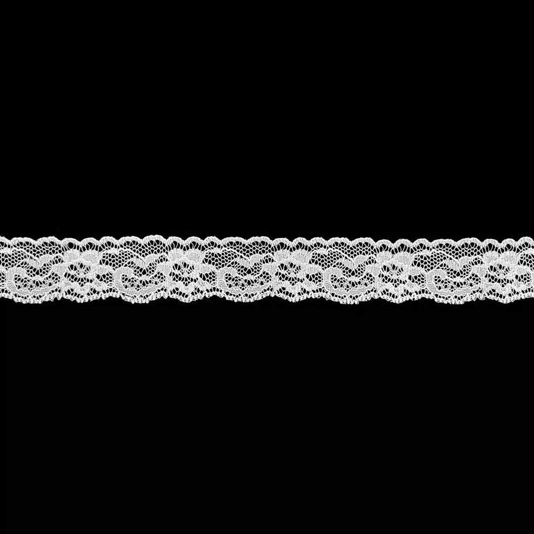 White Delicate Narrow Lace | SKU-61