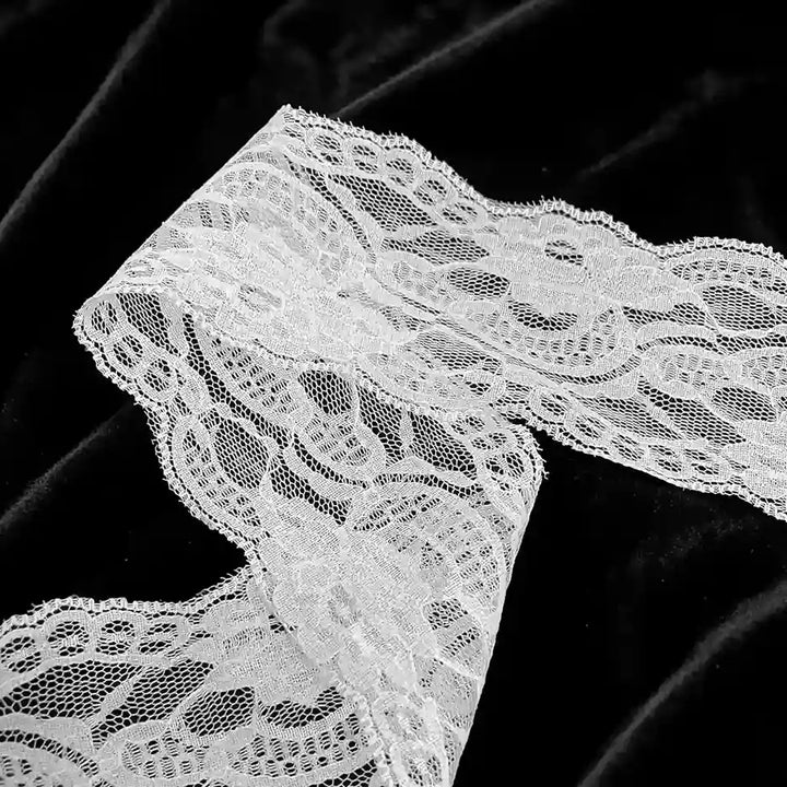Delicate Scalloped Border Lace | SKU-5