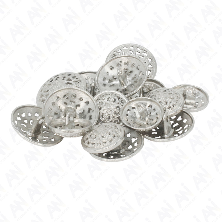 Cutwork Metal Button