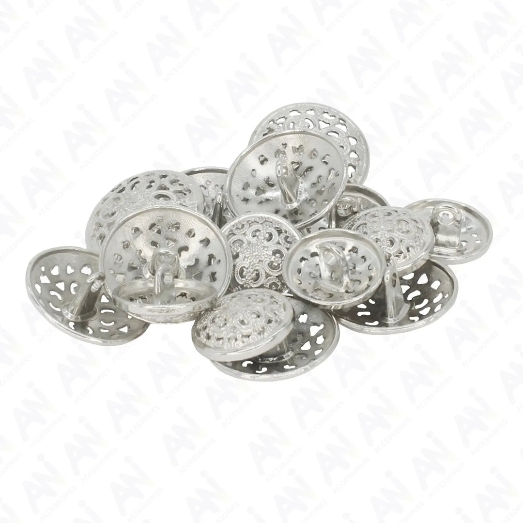 Cutwork Metal Button | 18mm(28L) & 23mm(36L)