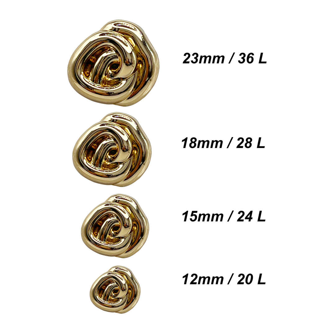 Floral Style Button for Clothing and Accessories